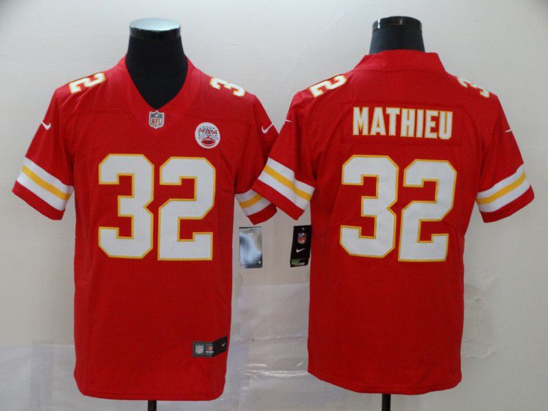 Men Kansas City Chiefs #32 Mathieu Red Nike Vapor Untouchable Limited NFL Jersey